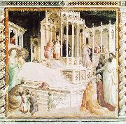GADDI, Taddeo Presentation of Mary in the Temple dsg France oil painting reproduction